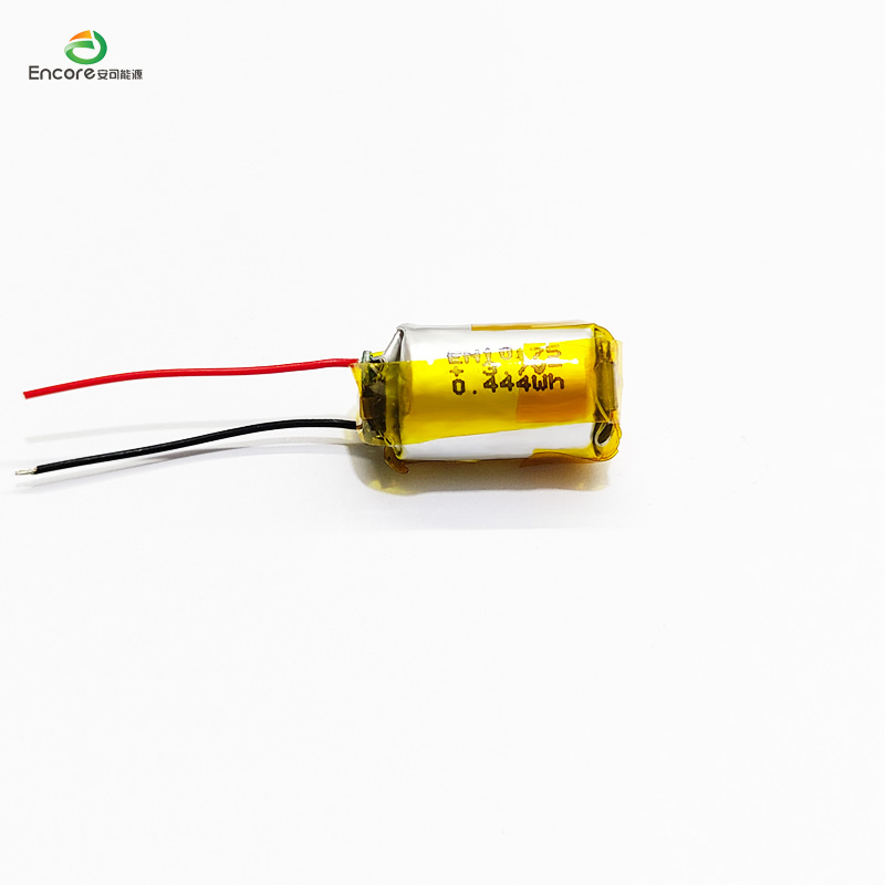 Bateria de polímero de lítio 3,7v 120mah