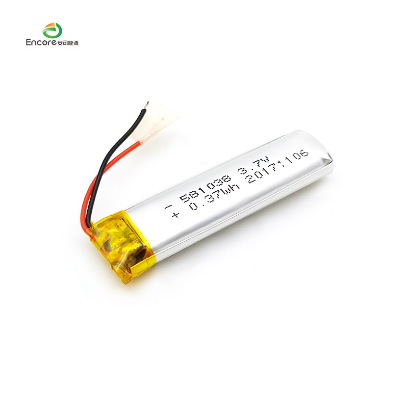 Bateria de polímero de lítio de 3,7 v 180 mah