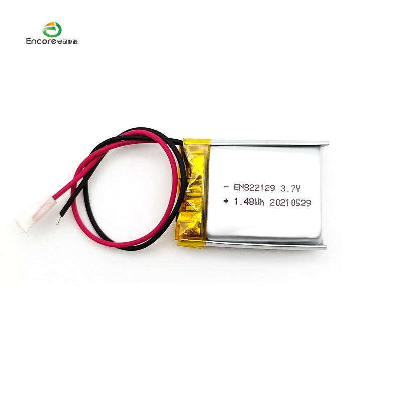 Bateria de polímero de lítio de 3,7 v 400 mah