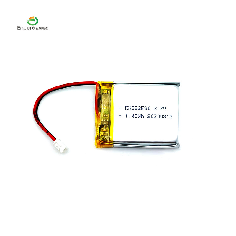 Bateria de polímero de lítio de 3,7 v 410 mah