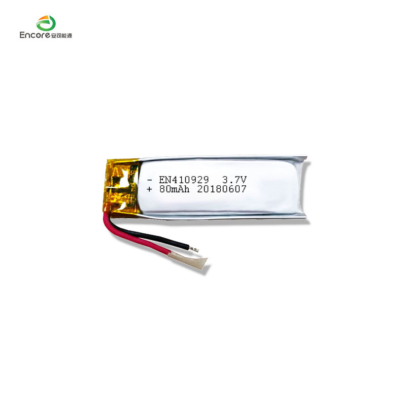 3 baterias de fone de ouvido Bluetooth pequenas ultrafinas de 7 v 80 mah