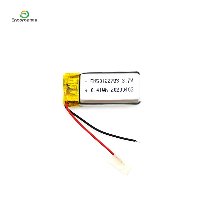 501227 3,7 v 110 mah bateria de polímero de lítio