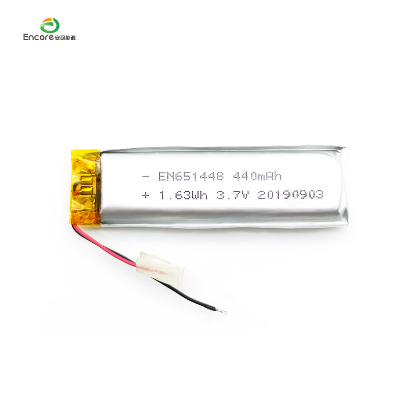 651448 bateria lipo de 450mah 3.7v