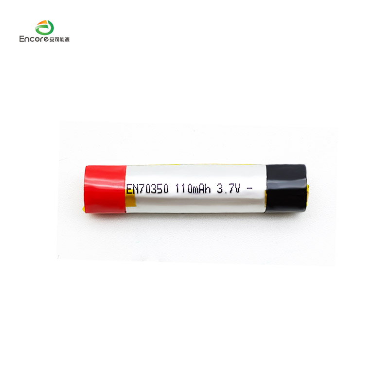 Bateria redonda Vape 70350 120mah 3.7v lipo